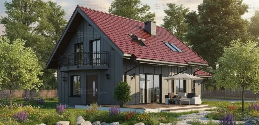 Проект Двухэтажный дом 14 на 9, 138 м2