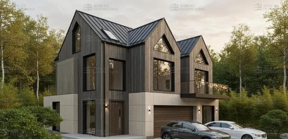 Проект Двухэтажный дом 9 на 17, 220 м2