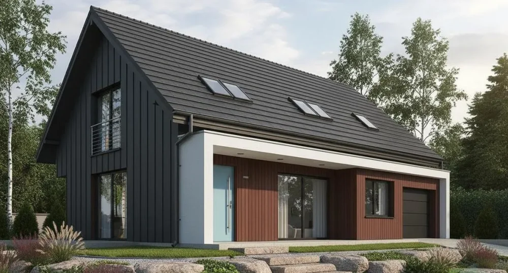 Проект Двухэтажный дом 15 на 10, 186 м2