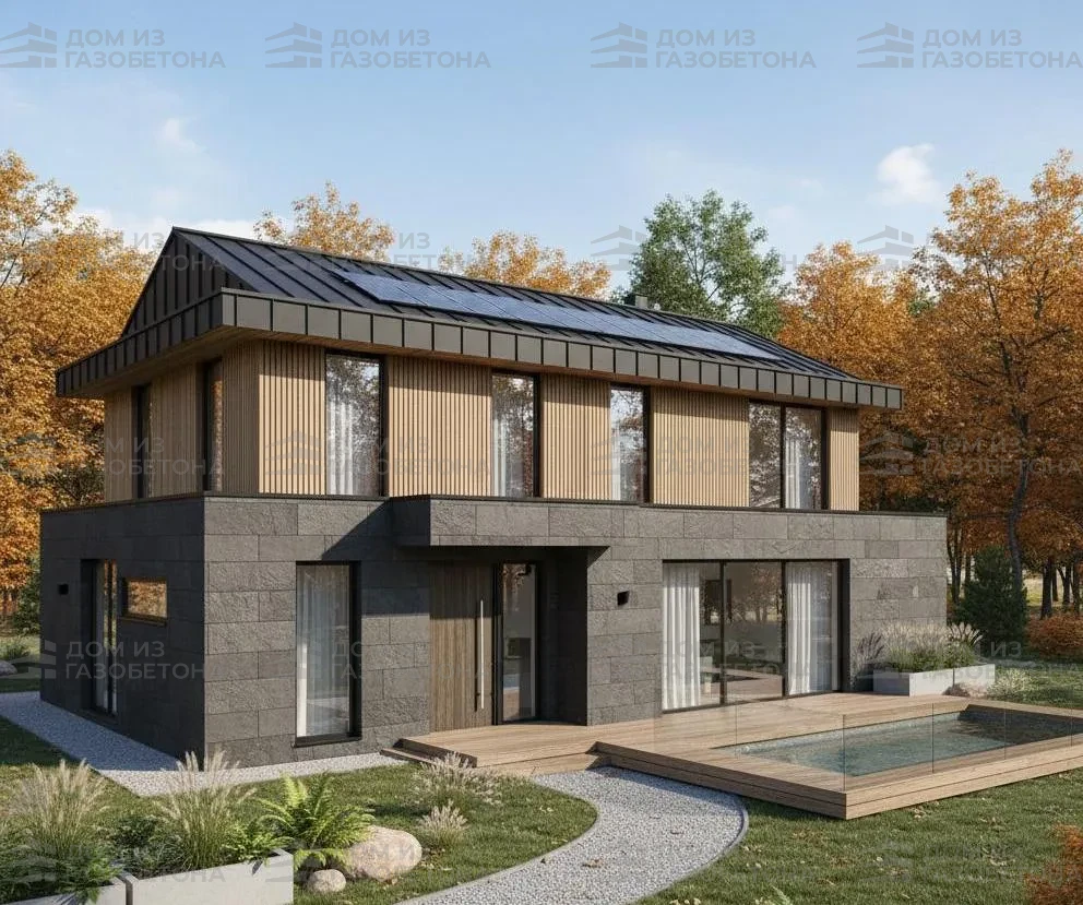 Проект Одноэтажный дом 15 на 14, 145 м2