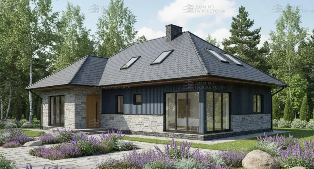 Проект Двухэтажный дом 15 на 10, 151 м2